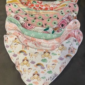 Copper pearl bib set